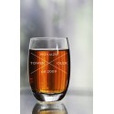 Szklanka personalizowana do whisky dla przyjaciół okrągła