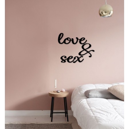 LOVE - napis na ścianę, ozdoba 3D, dekoracja mieszkania, wystrój wnętrz