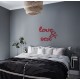 LOVE - napis na ścianę, ozdoba 3D, dekoracja mieszkania, wystrój wnętrz