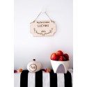 Drewniana dekoracyjna tabliczka "Kuchnia babci"