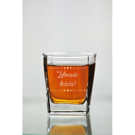 Szklanka do whisky dla teścia "Zdrowie teścia"