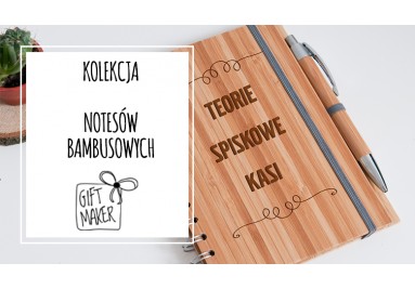 Kolekcja notatników bambusowych